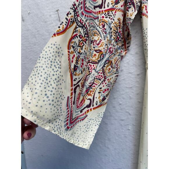 Coco + Carmen Boho Wrap Lightweight Duster Cardigan S/M Coastal SOFT - Picture 5 of 13